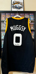 Muggsy Bogues Autographed Space Jam Monsters Jersey, JSA SOA