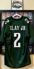 Darius Slay Jr Autographed Philadelphia Custom Green Football Jersey, Beckett SOA