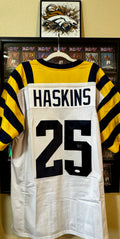 Hassan Haskins Autographed Michigan Wolverines Custom Jersey, JSA COA