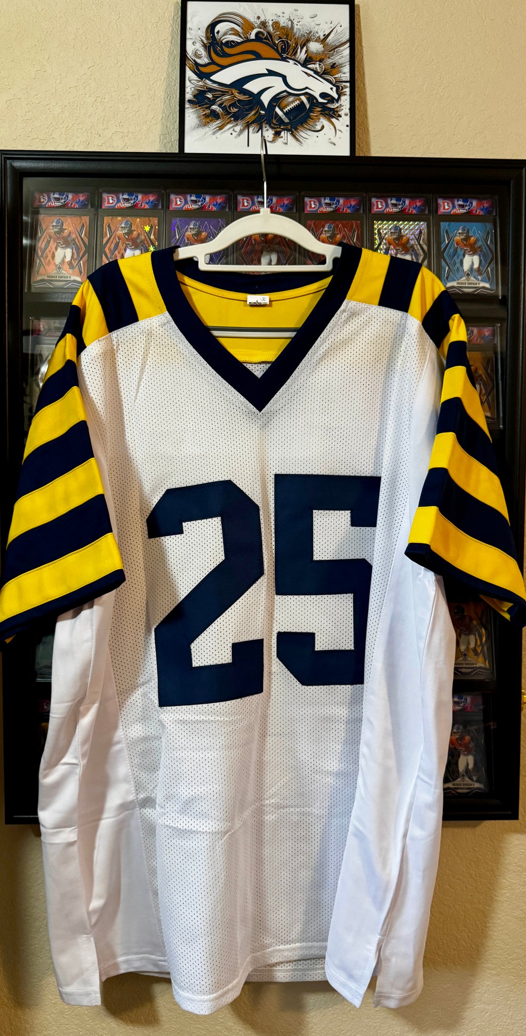 Hassan Haskins Autographed Michigan Wolverines Custom Jersey, JSA COA