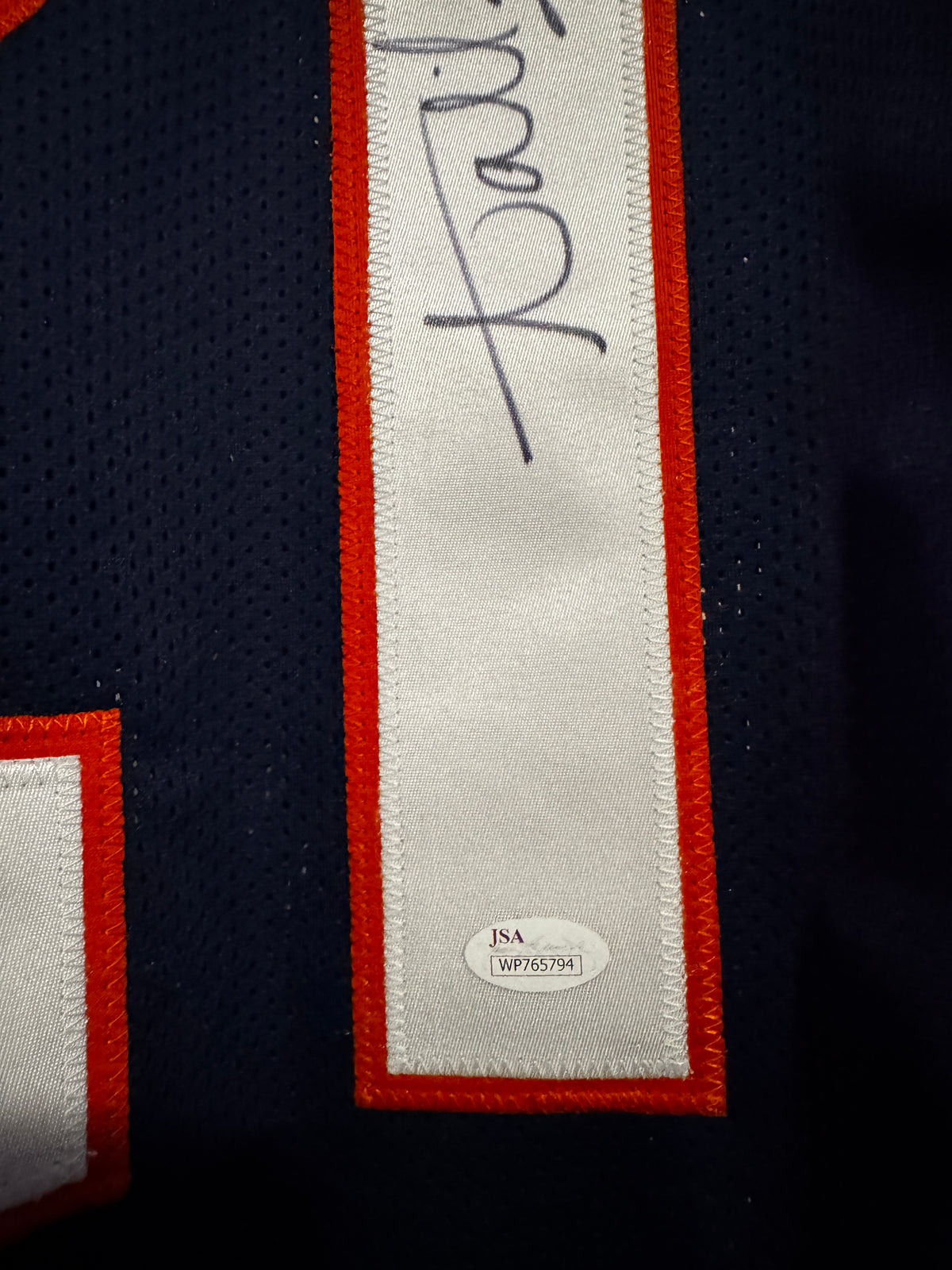 Aqib Talib Autographed Custom Denver Broncos Jersey, JSA SOA