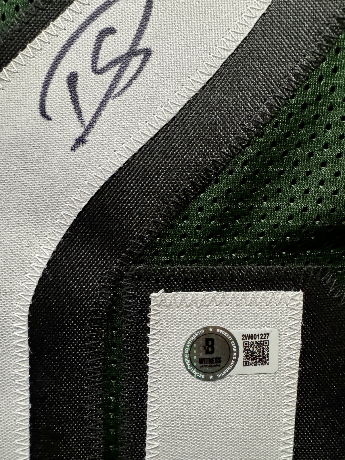 Darius Slay Jr Autographed Philadelphia Custom Green Football Jersey, Beckett SOA