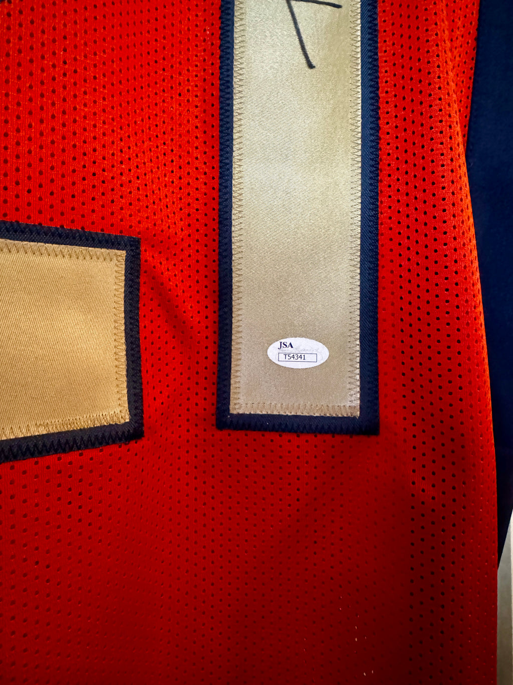 Aqib Talib Autographed Custom Gold Denver Broncos Jersey, JSA SOA