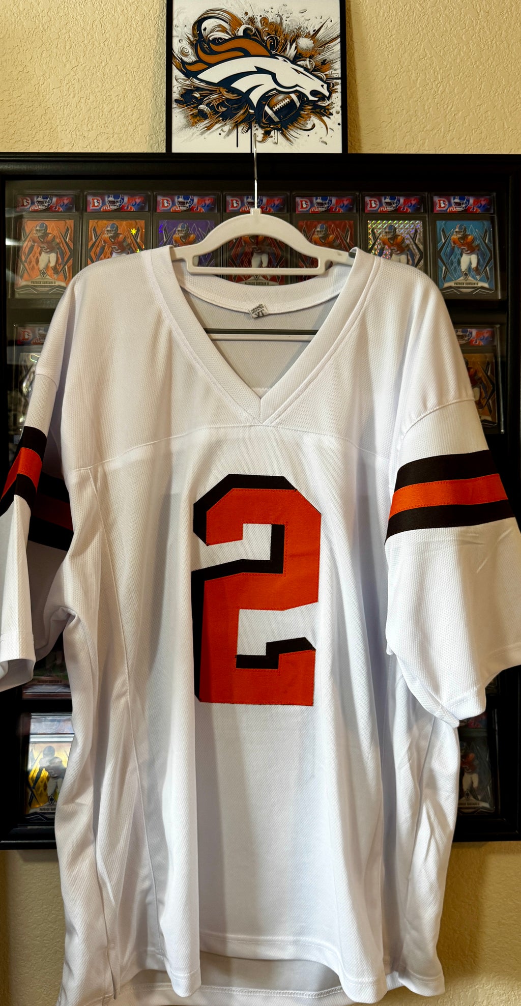 Johnny Manziel Autographed Custom Cleveland Browns Jersey, Beckett/W