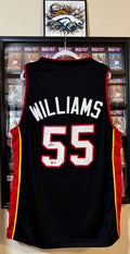 Jason  "White Chocolate" Williams Autographed Miami Heat Jersey, Beckett SOA