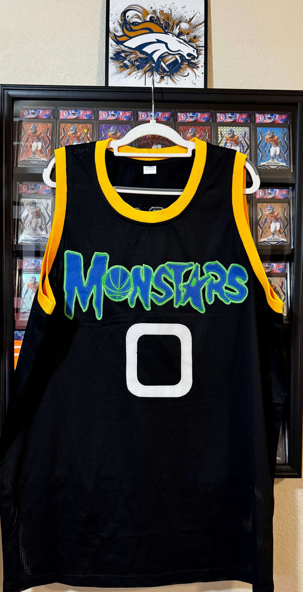 Muggsy Bogues Autographed Space Jam Monsters Jersey, JSA SOA