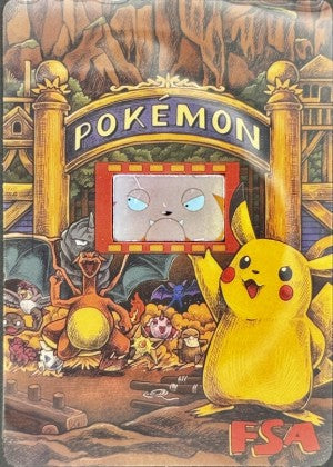 Authentic Pokémon 35mm Film Cell in FSA Custom Card Holder (🎥 Snubbull in Pikachu’s Vacation (1998))