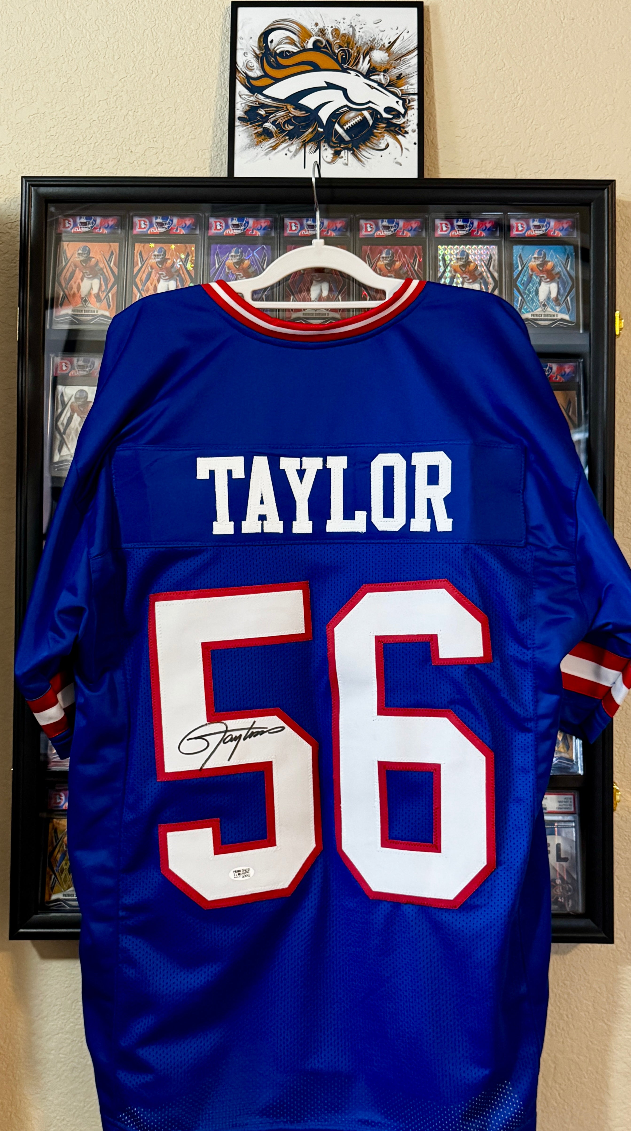 Lawrence Taylor Autographed XL New York Player Jersey For Framing – PrimeTime/W