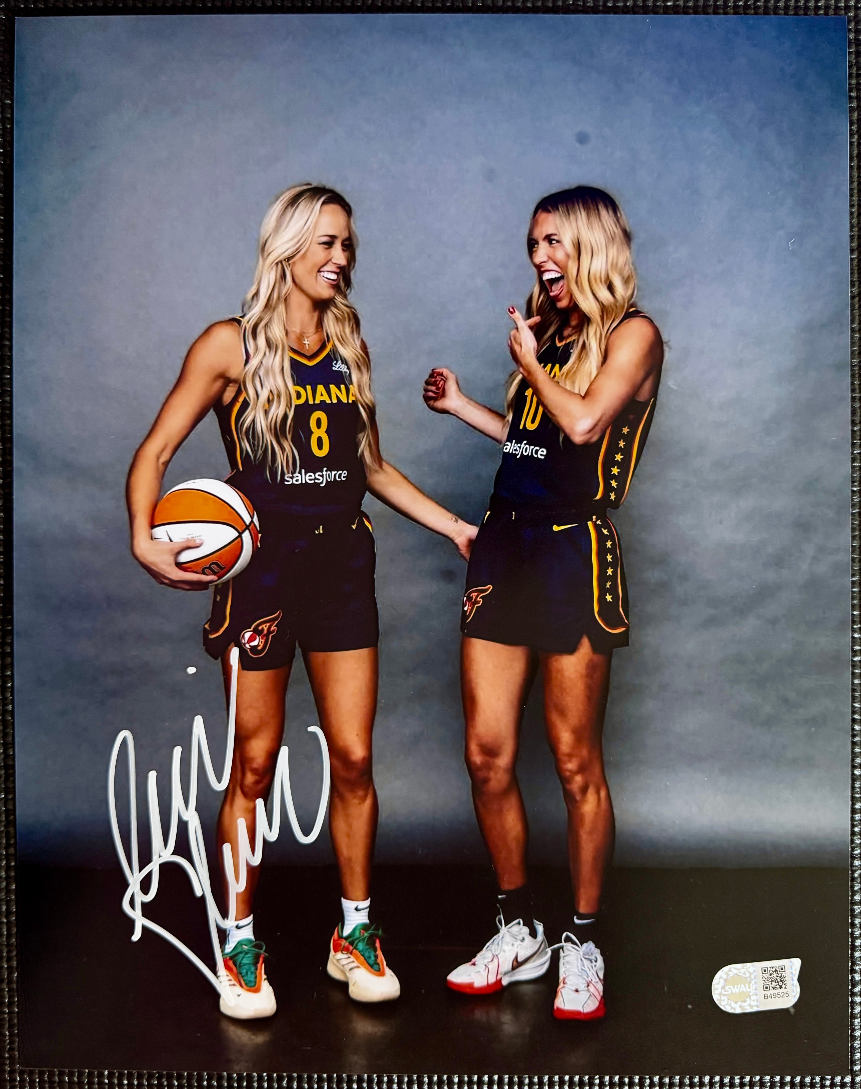 Sophie Cunningham WNBA Indiana Fever Signed 11x14 Lexie Hull Photo - SWAU COA