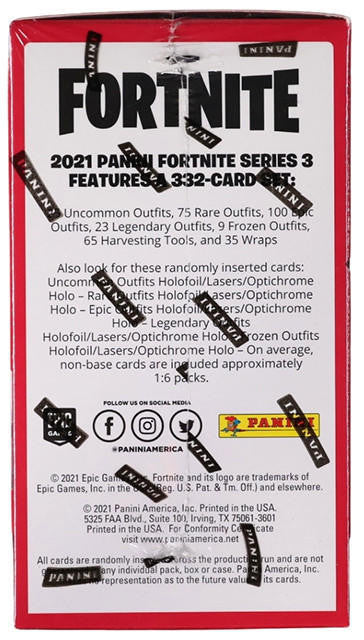 2021 Panini Fortnite Series 3 Blaster Box Factory Sealed