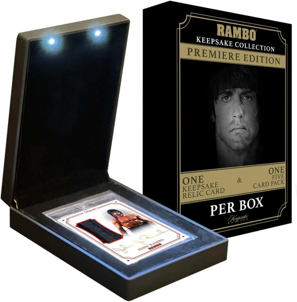 Rambo Keepsake Premiere Collection Box (Memorabilia Trading Card)