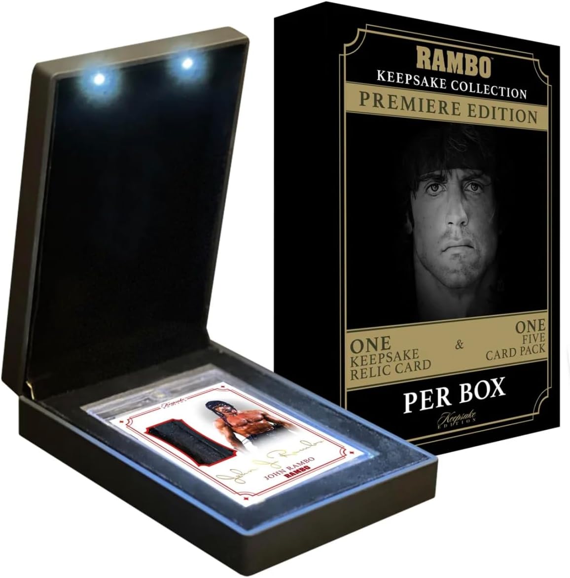 Rambo Keepsake Premiere Collection Box (Memorabilia Trading Card)
