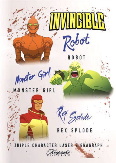 2025 Invincible Season 1 Keepsake Premiere Blaster 8 Pack Box