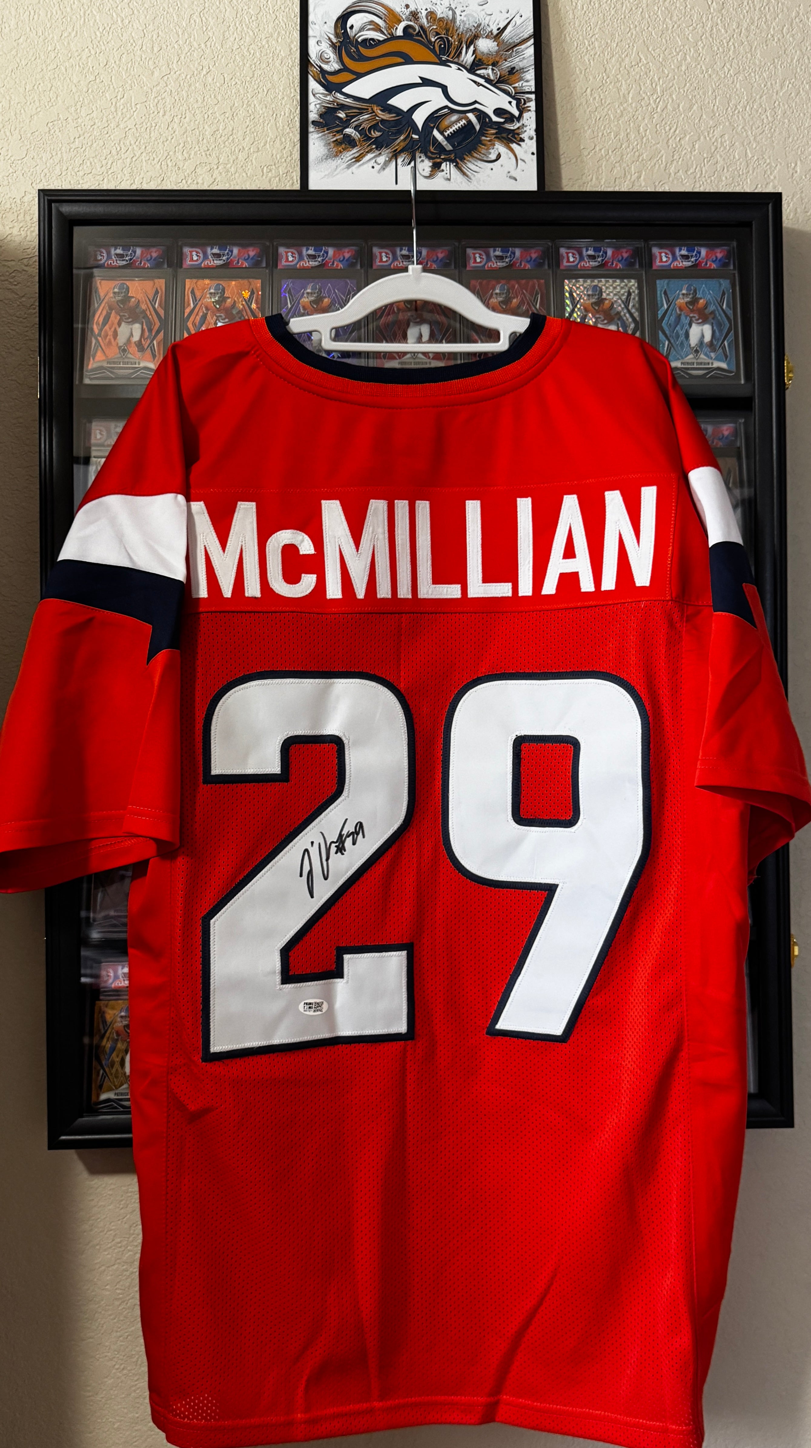 Ja'Quan McMillian Autographed XL Denver Player Jersey (Orange) For Framing – PrimeTime/W