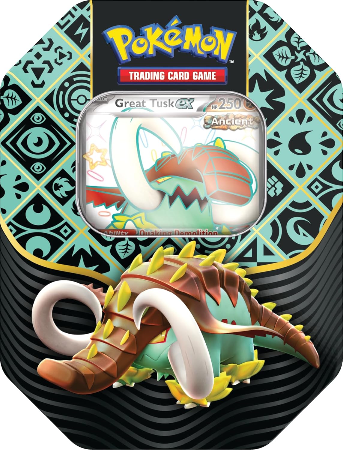 Pokémon TCG: Paldean Fates Great Tusk Tin
