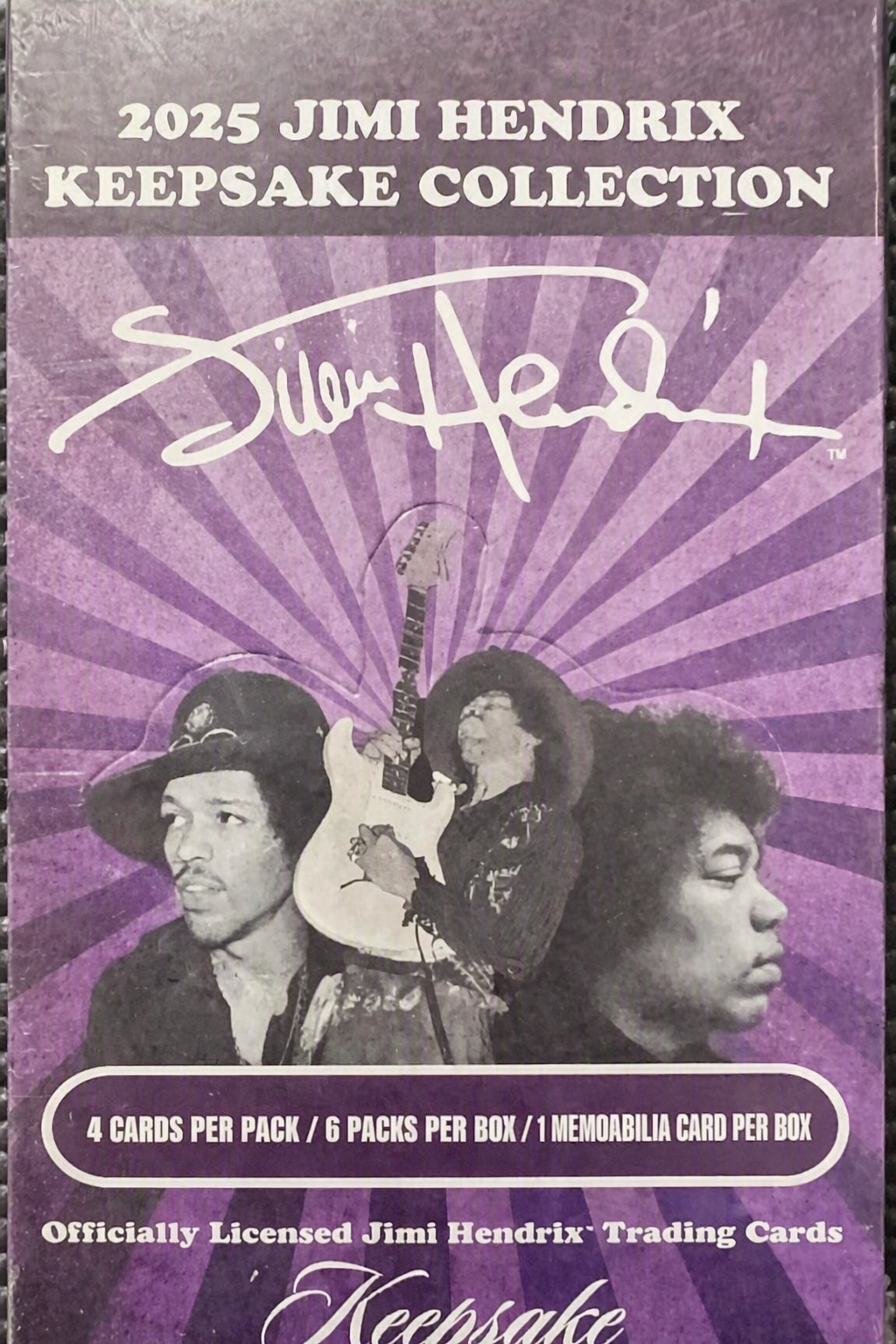 2025 Jimi Hendrix Keepsake Collection Blaster Box