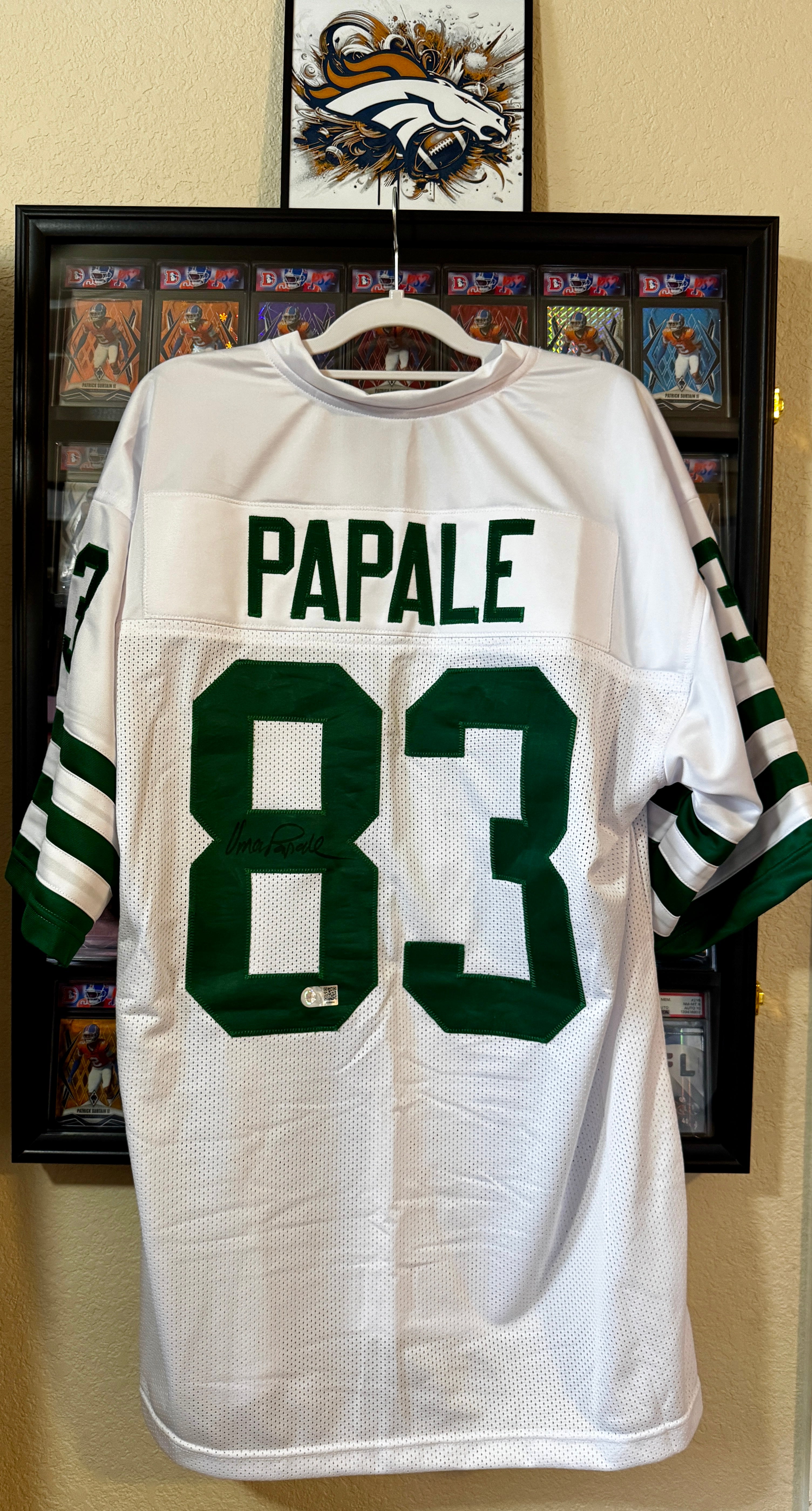 Vince Papale Autographed XL Philadelphia Player White Jersey For Framing – Wilder Sports/W