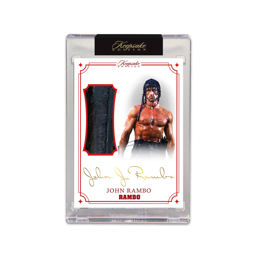 Rambo Keepsake Premiere Collection Box (Memorabilia Trading Card)
