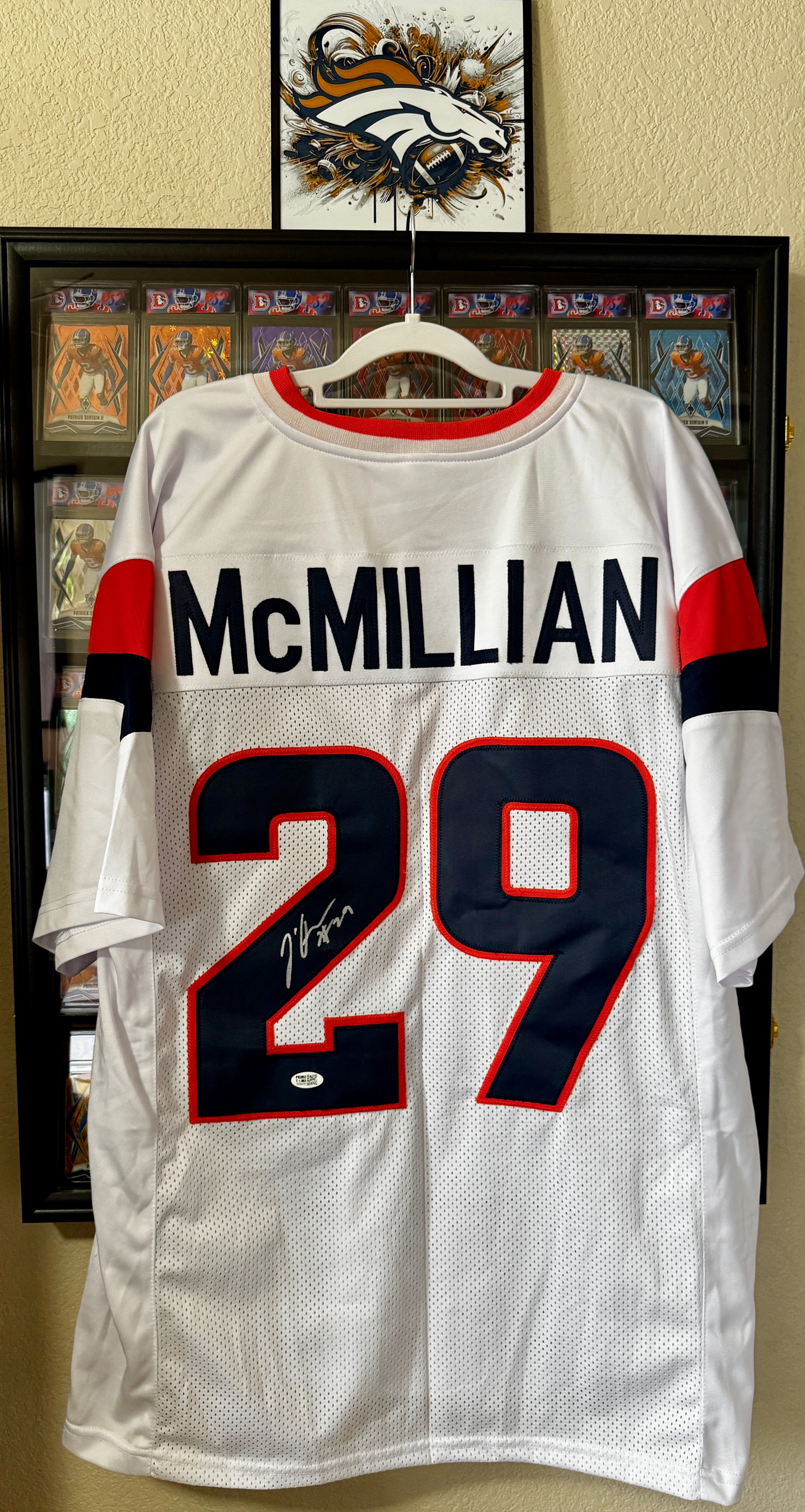 Ja'Quan McMillian Autographed XL Denver Player Jersey (White) For Framing – PrimeTime/W