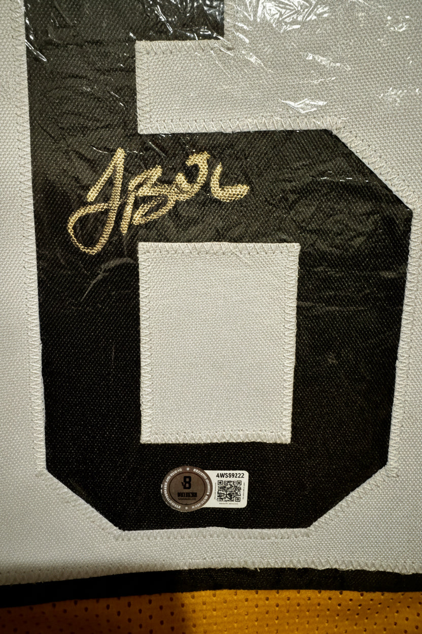 Le'Veon Bell Autographed XL Pittsburgh Player "Bumble Bee" Jersey For Framing – Beckett/W