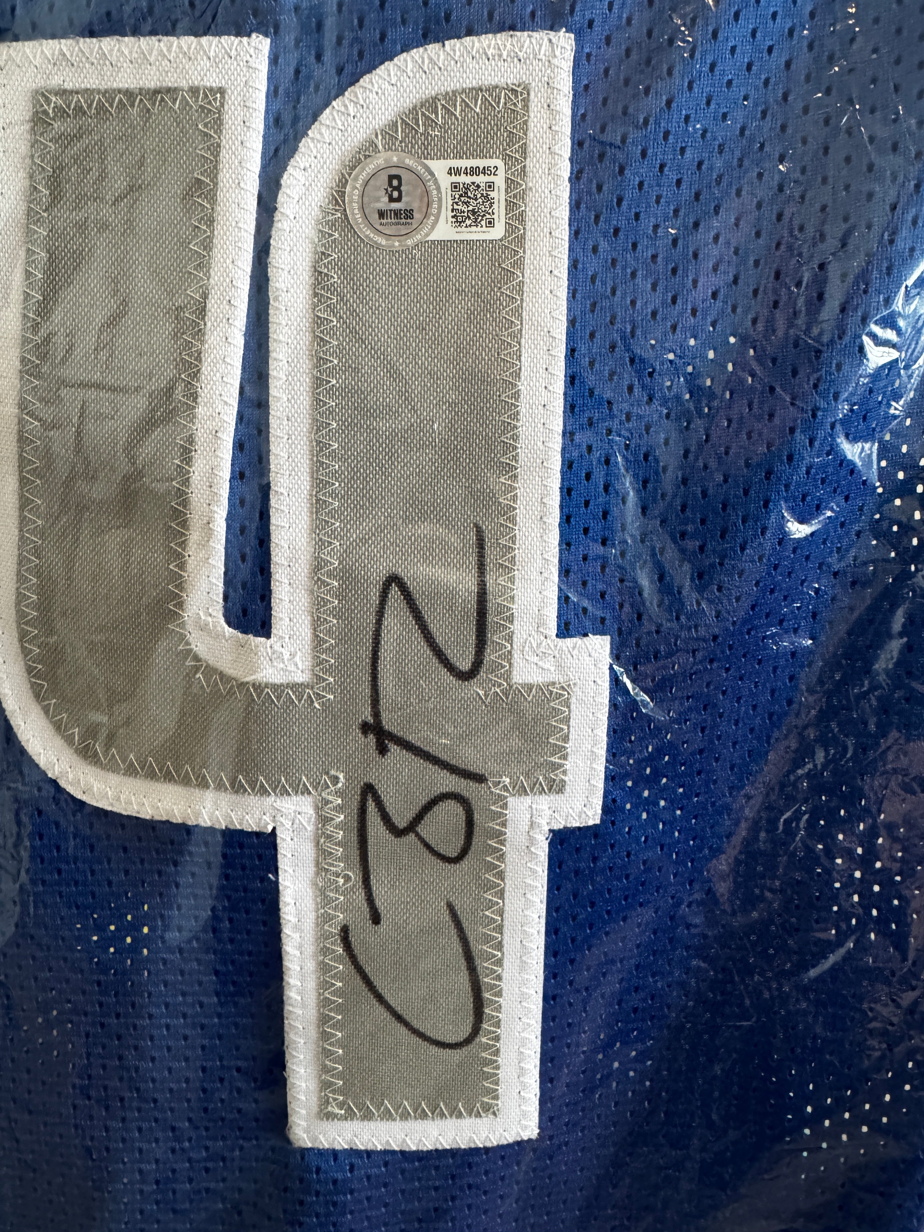 Caron Butler Autographed XL Dallas Player Jersey For Framing – Beckett/W