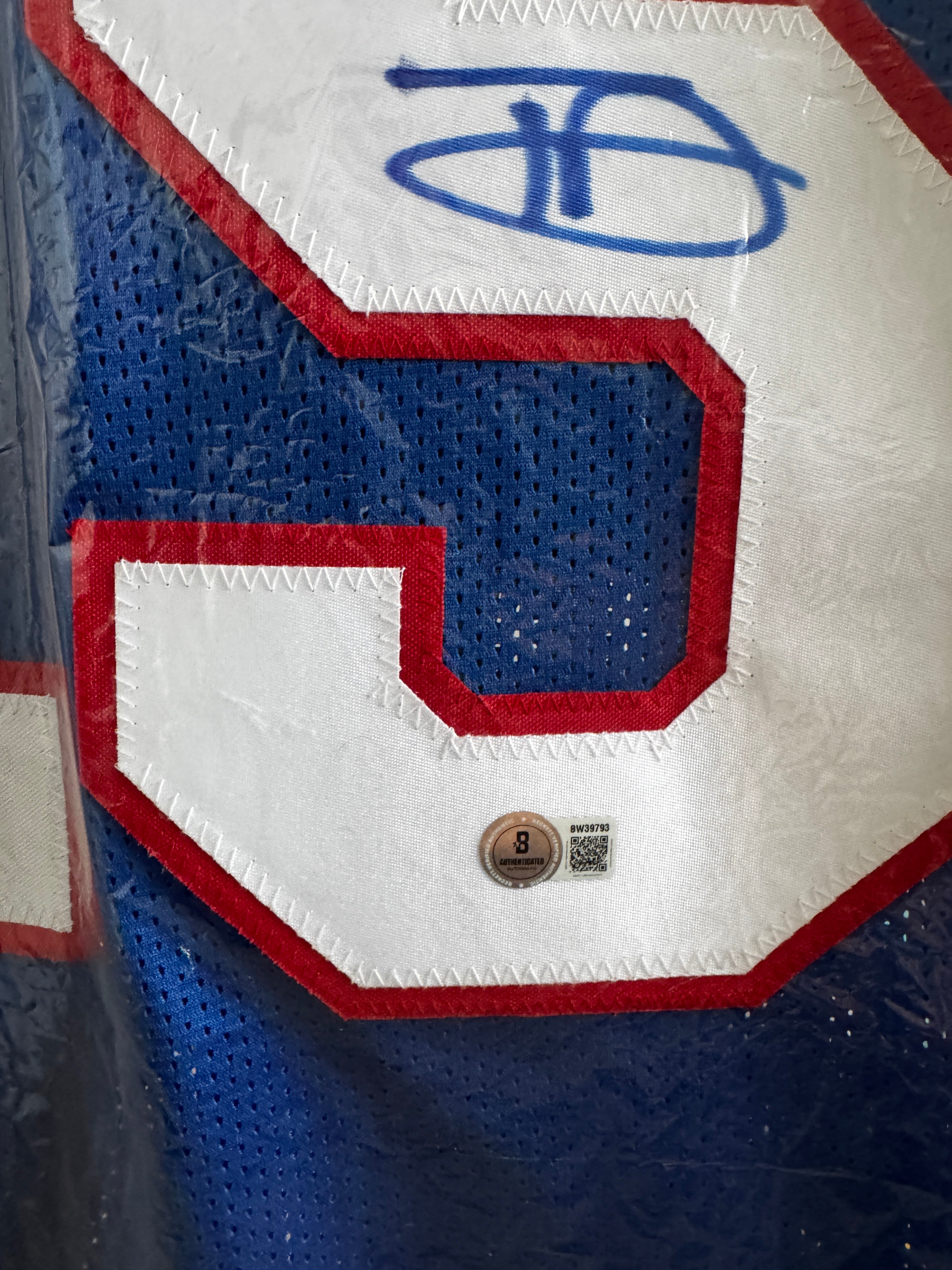 Tommy DeVito Autographed & Inscribed "Cutlets" XL New York Player Jersey For Framing – Beckett/W