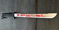 Friday the 13th Jason Ari Lehman Autographed Machete with inscription Beckett/W "Die Bitch Red Ink"