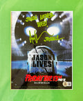 Friday the 13th Ari Lehman Autographed 8x10 Photo - "Jason Never Dies" Green Ink, Part VI Green Matting Beckett/W