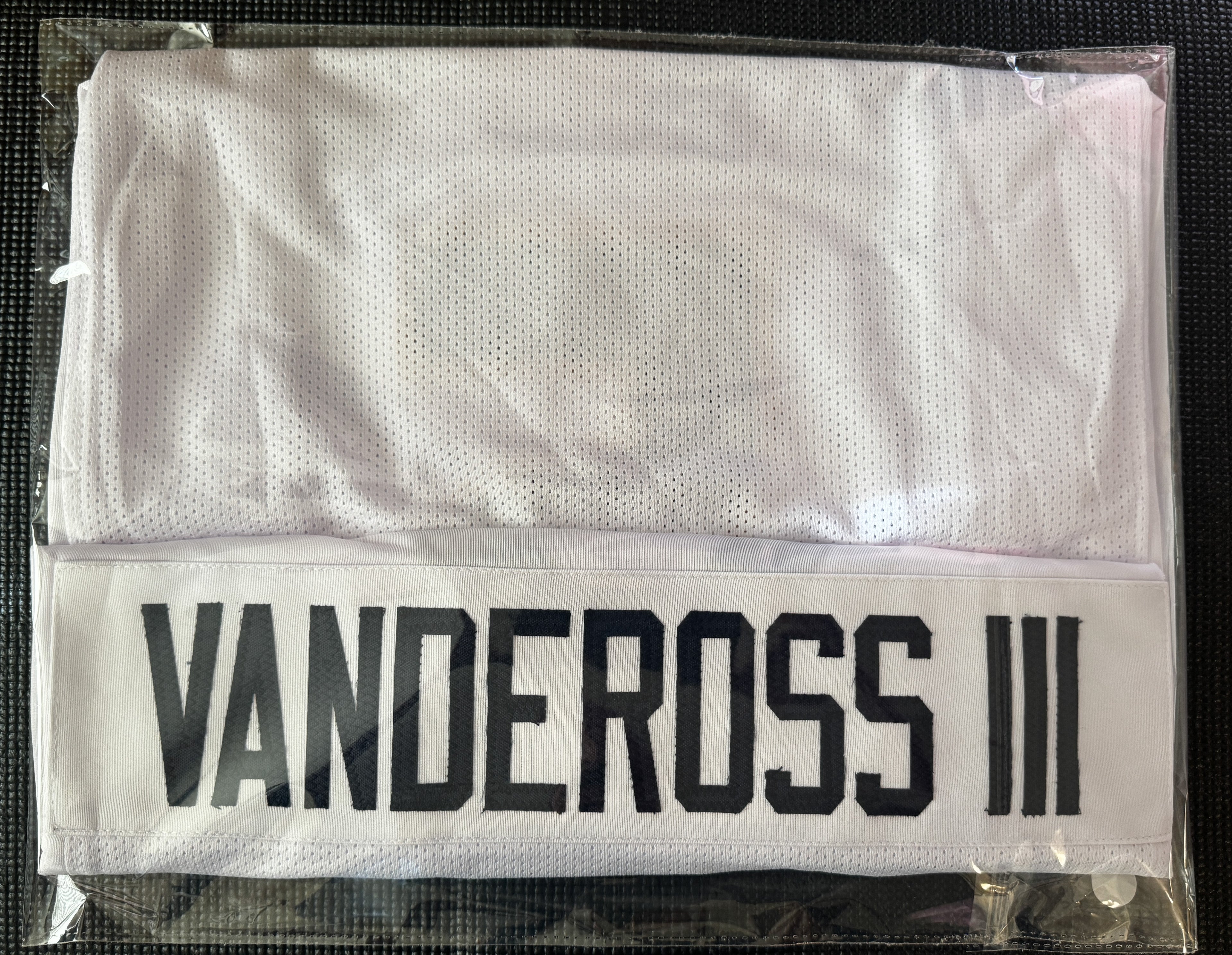 Junior Vandross III Autographed XL Toledo Player Jersey For Framing – Beckett/W