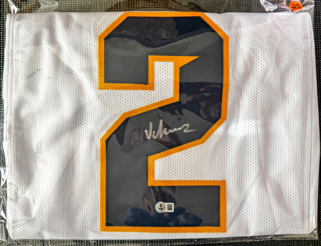 Junior Vandross III Autographed XL Toledo Player Jersey For Framing – Beckett/W