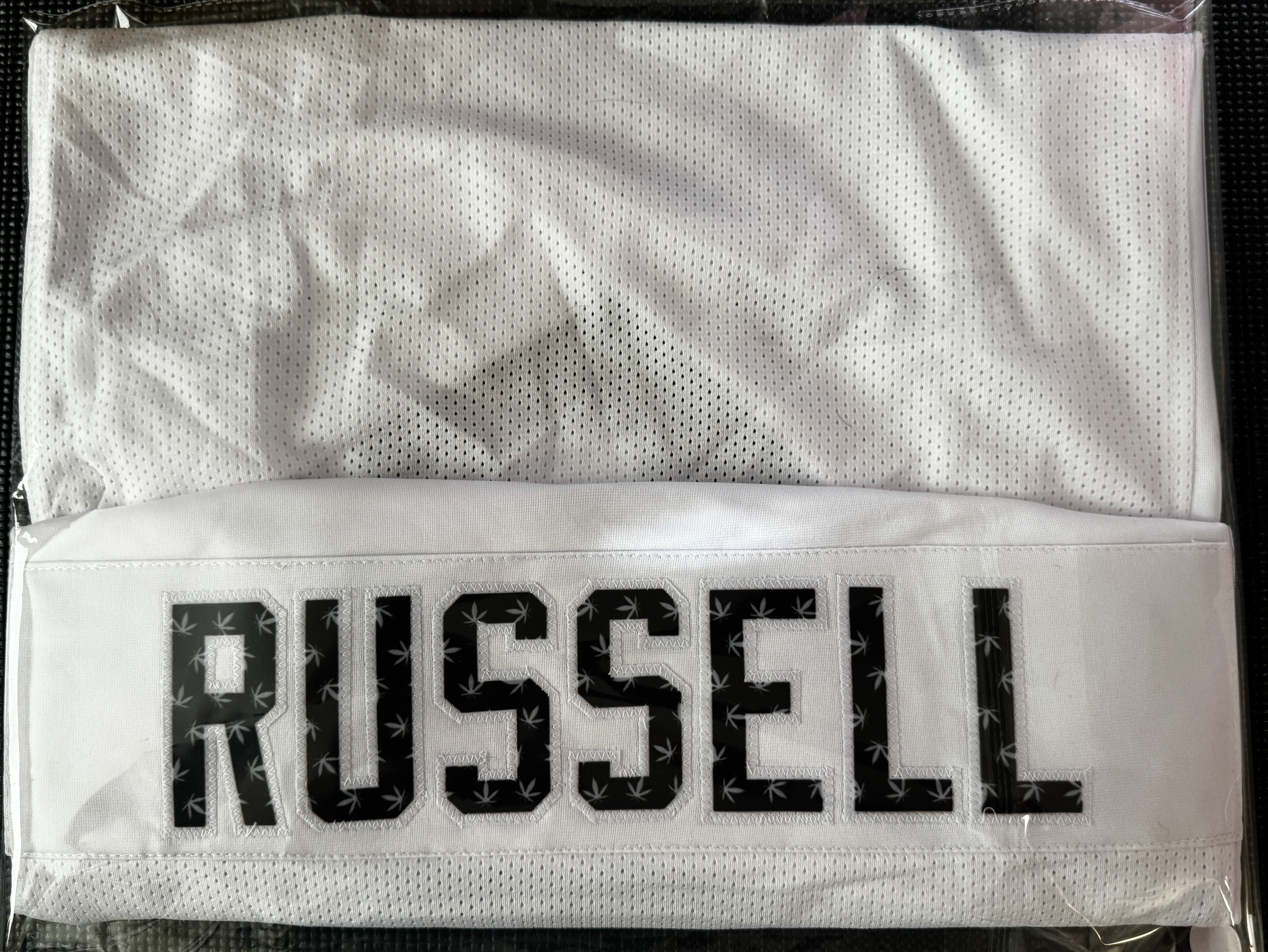 JaMarcus Russell Autographed XL Las Vegas Player "Weed" Jersey For Framing – Beckett/W