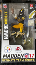Antonio Brown Pittsburgh Steelers Autographed Madden Action Figure Beckett-COA