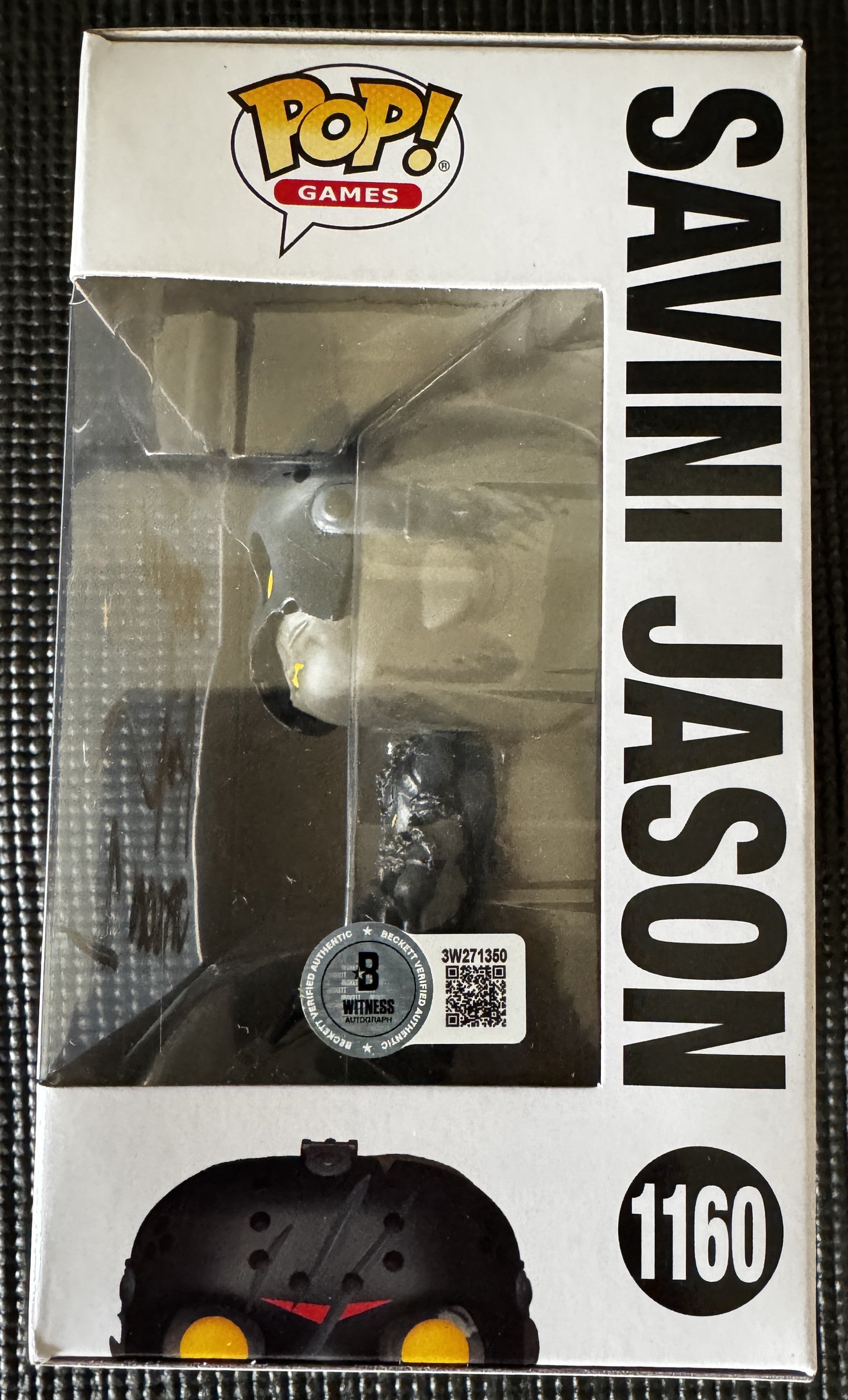 Jason Voorhees Savini Funko Pop Signed Ari Lehman w/  "OG Jason" - Beckett Witnessed
