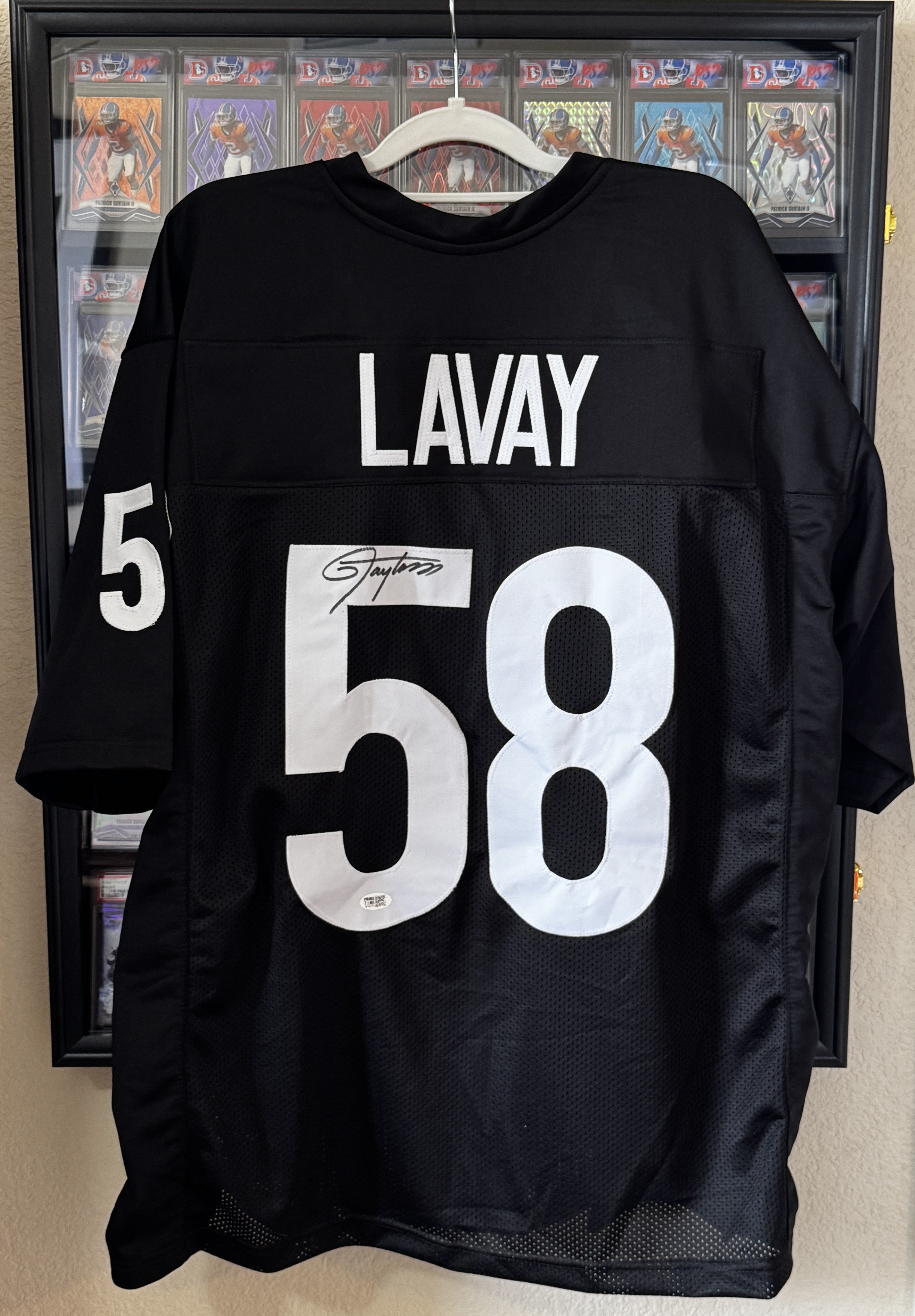Lawrence Taylor Autographed XL Miami Sharks Player Jersey For Framing – PrimeTime/W