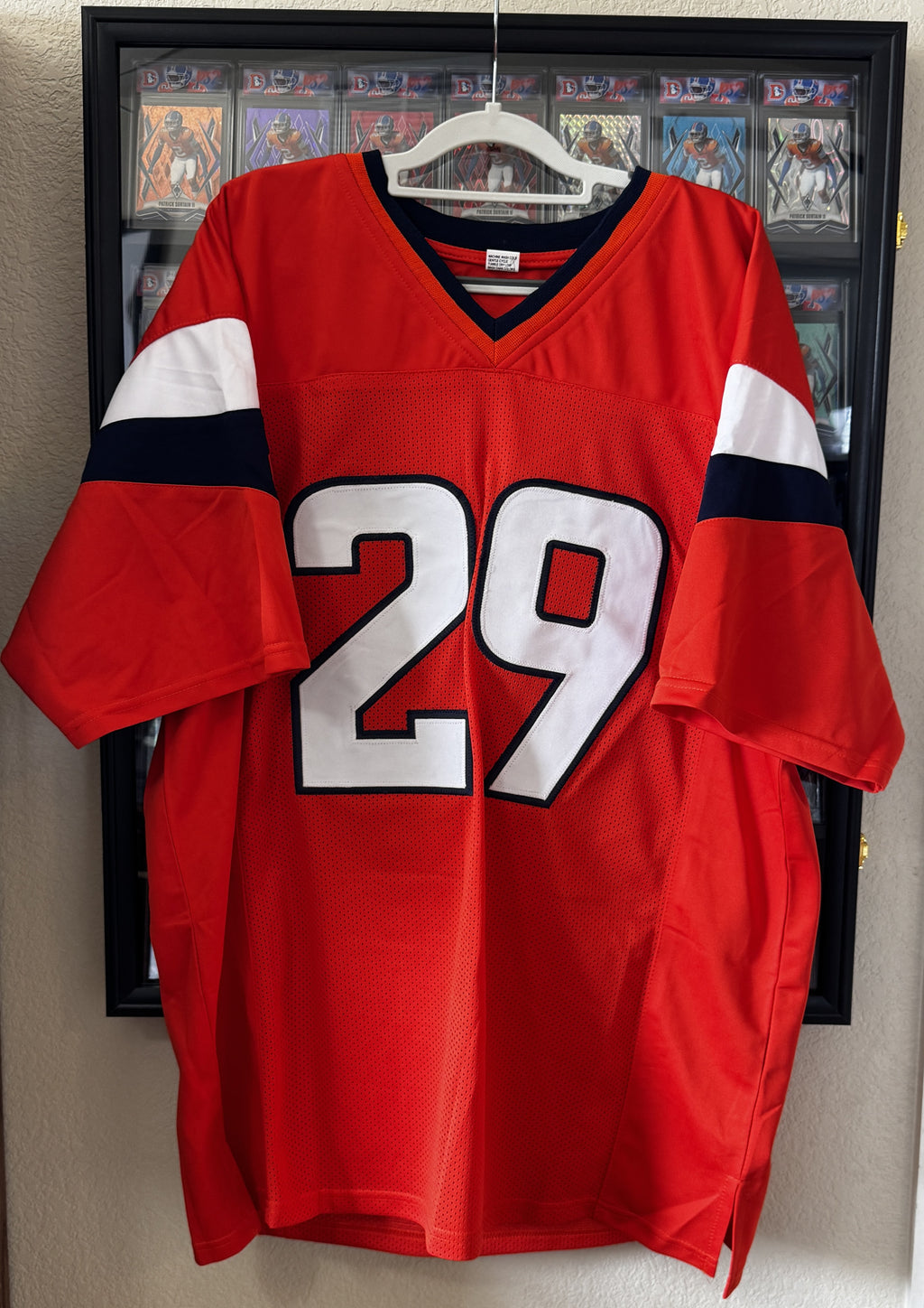 Ja'Quan McMillian Autographed XL Denver Player Jersey (Orange) For Framing – PrimeTime/W