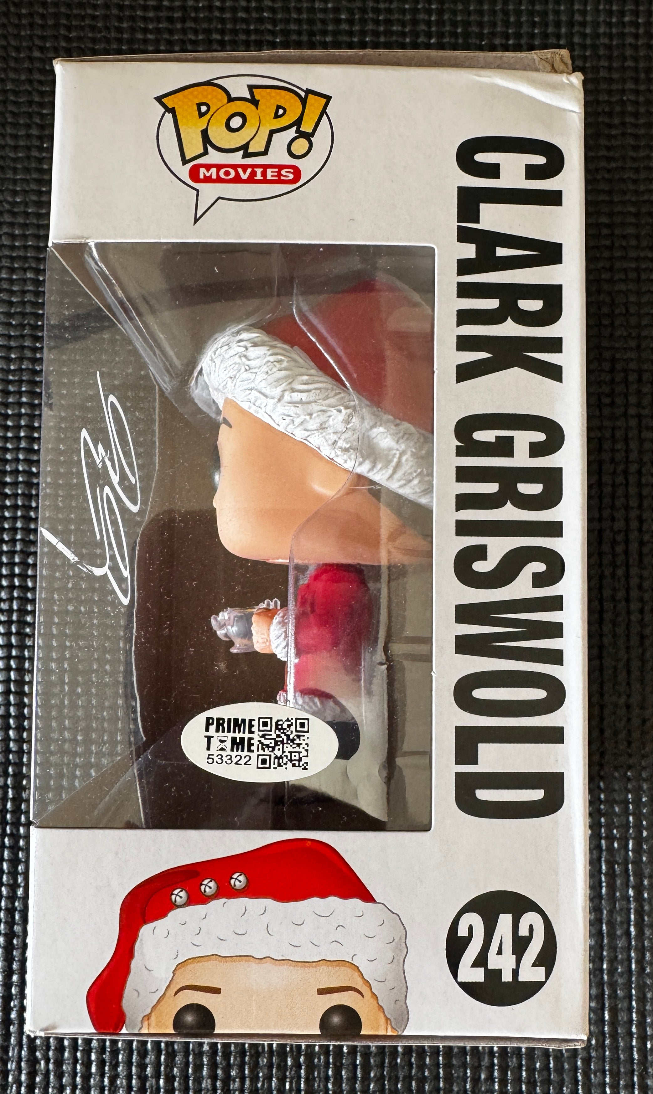 Chevy Chase Autographed Clark Griswold Bobble Head XMAS Vacation (Slight Box and Signature Damage)