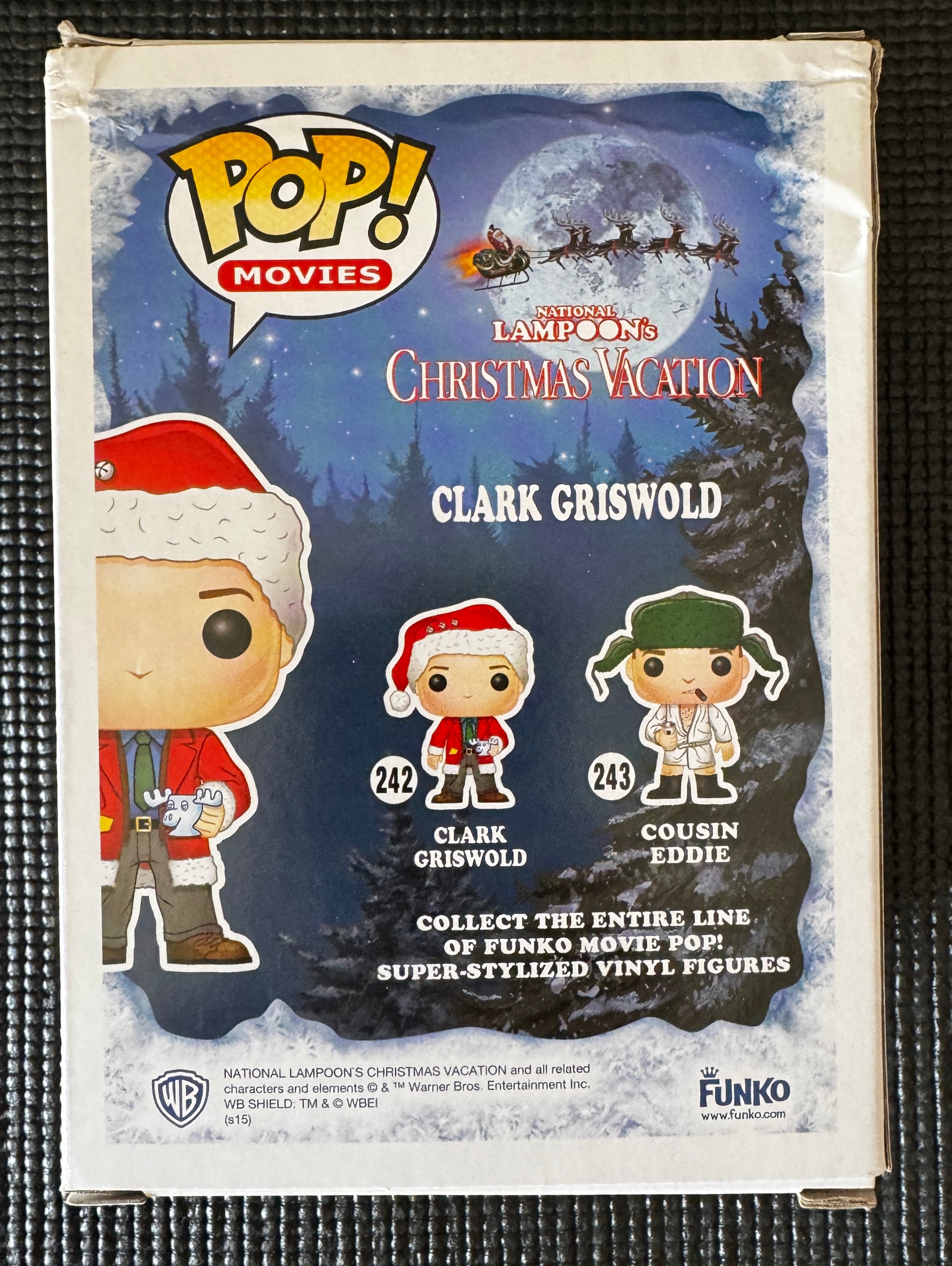 Chevy Chase Autographed Clark Griswold Bobble Head XMAS Vacation (Slight Box and Signature Damage)