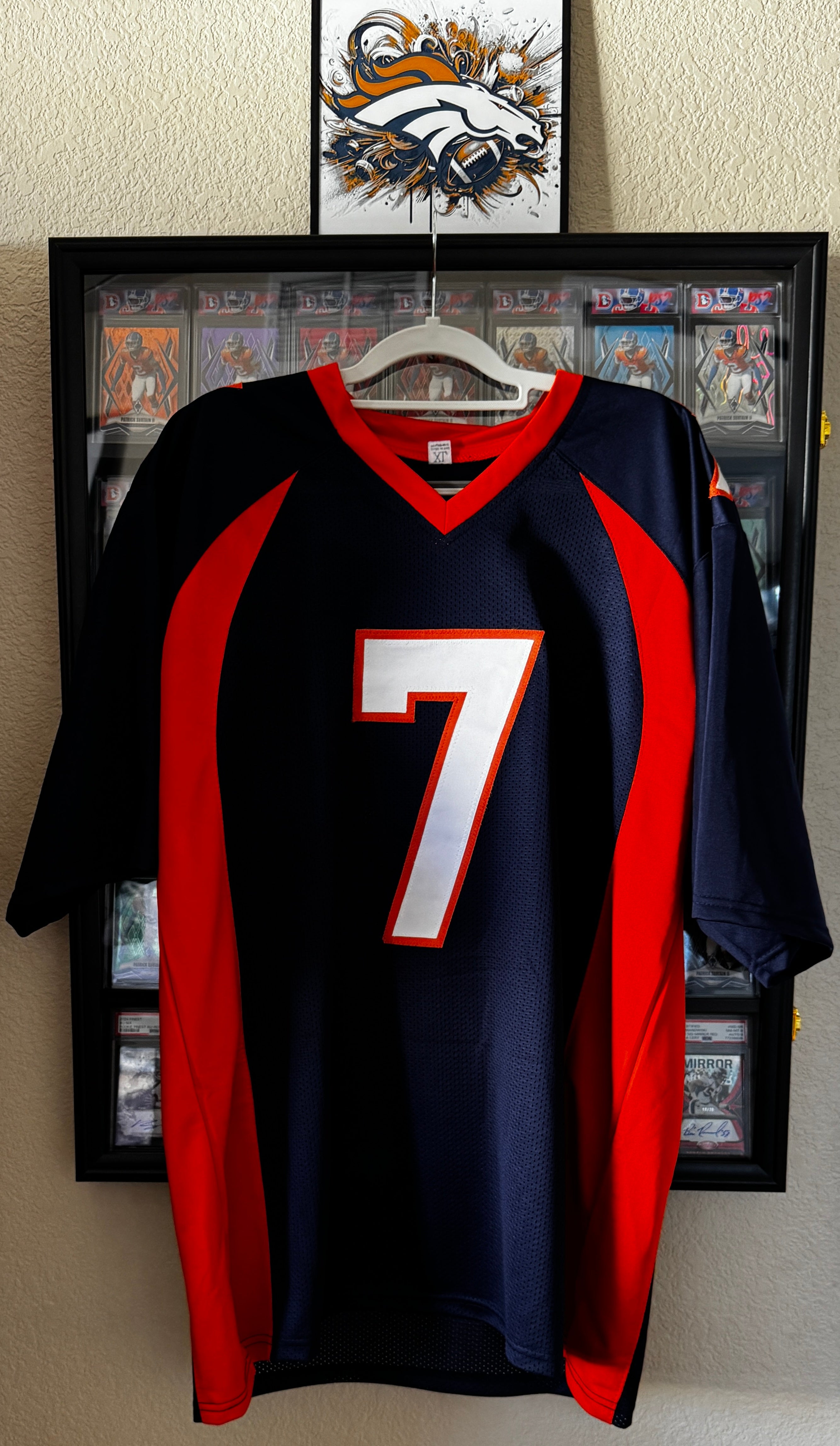 John Elway Autographed XL Denver Player Jersey For Framing – Player Certification