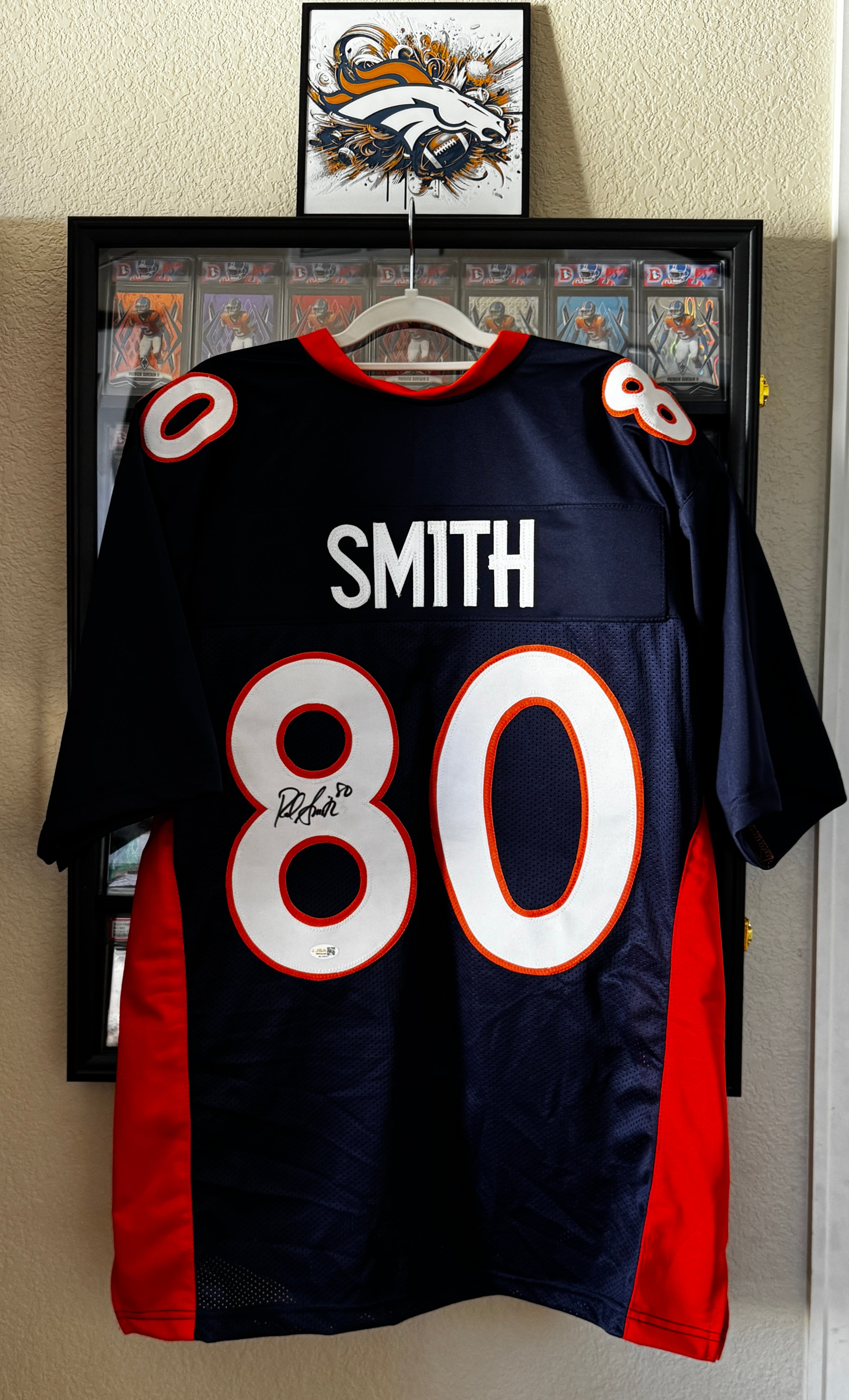 Rod Smith Autographed XL Denver Player Jersey For Framing – JSA/W