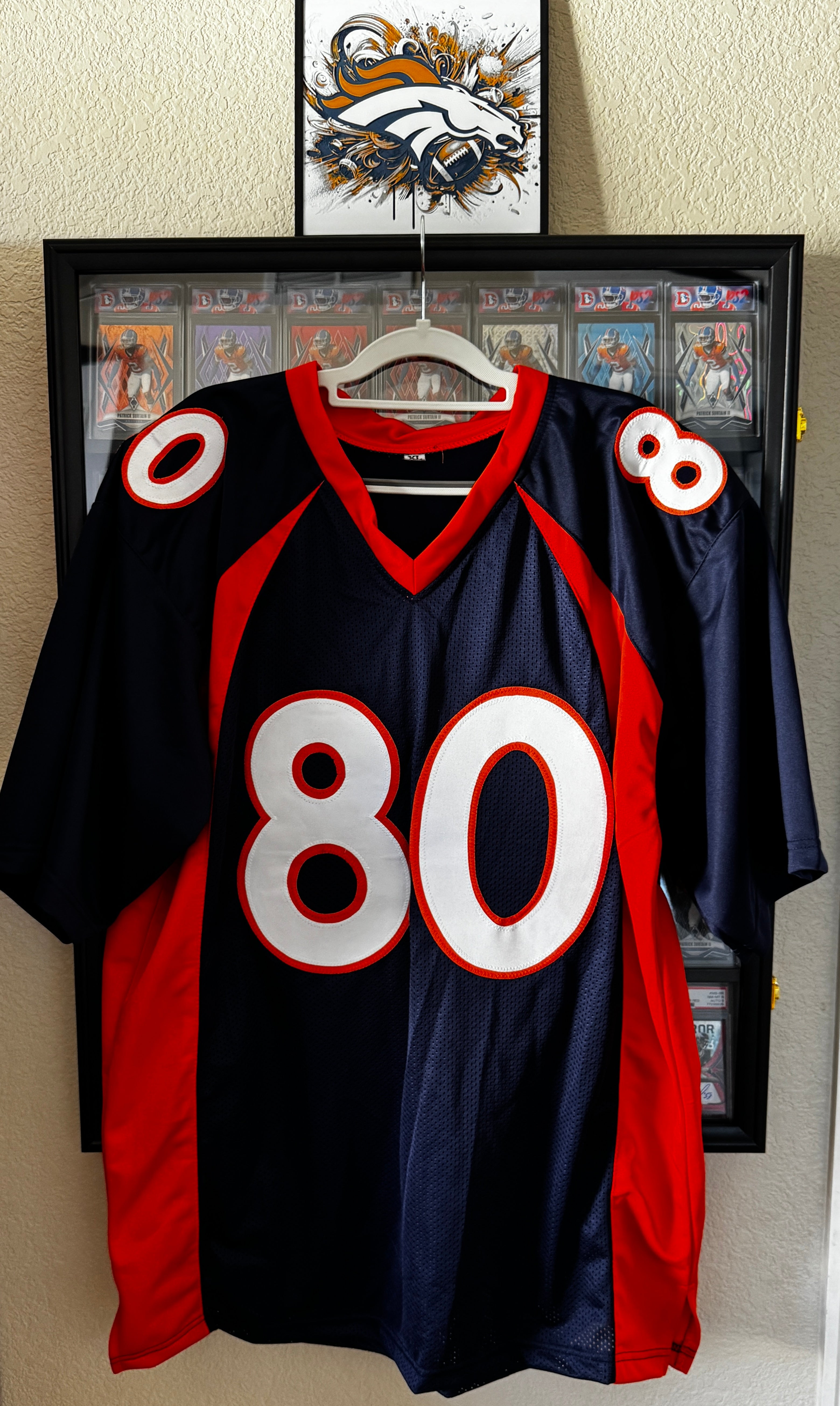 Rod Smith Autographed XL Denver Player Jersey For Framing – JSA/W