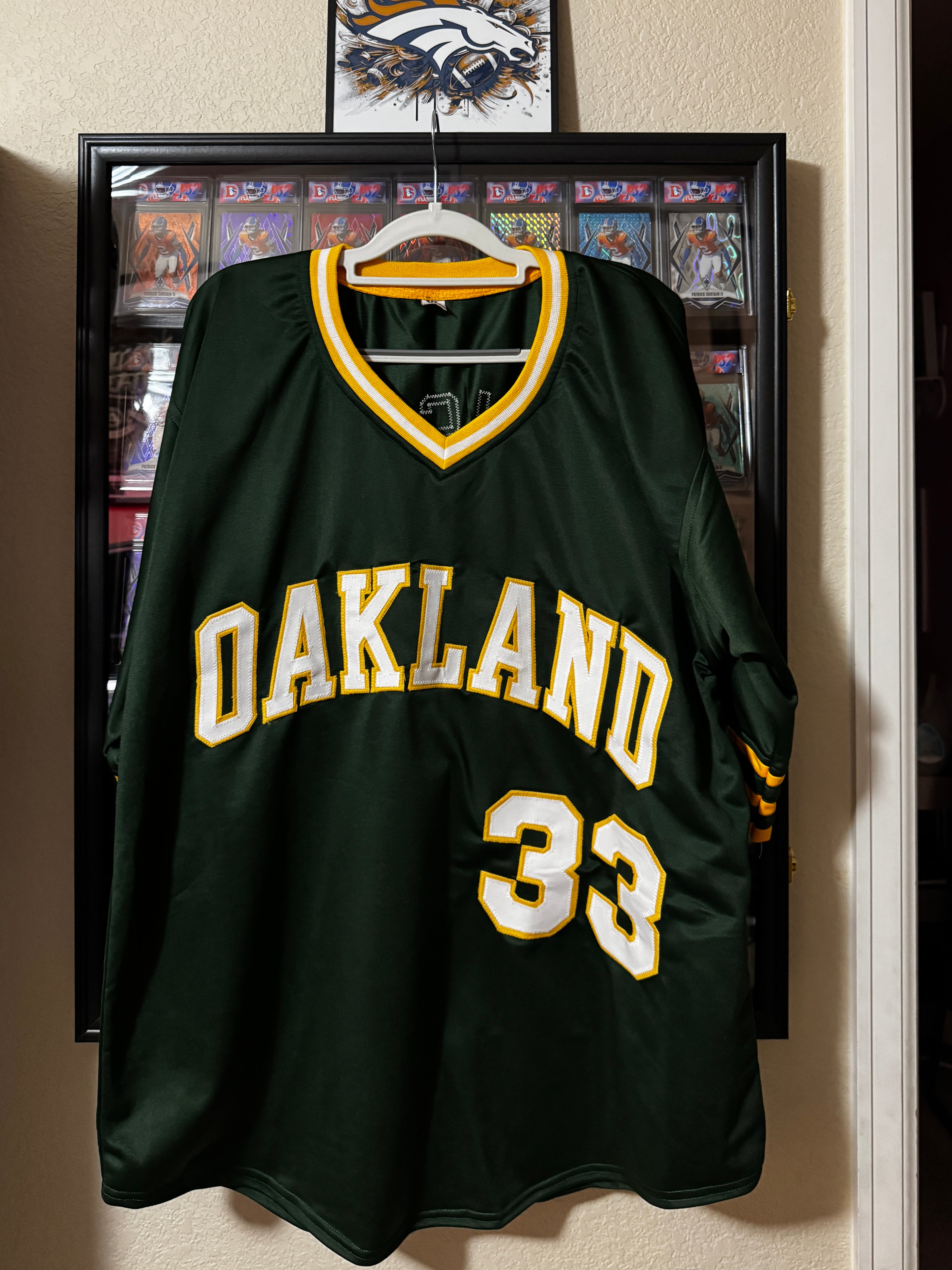 Jose Canseco Autographed XL Oakland Player Jersey #33 For Framing – JSA/W