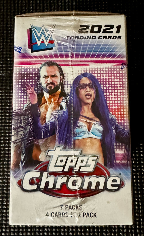 2021 Topps Chrome WWE Blaster Box