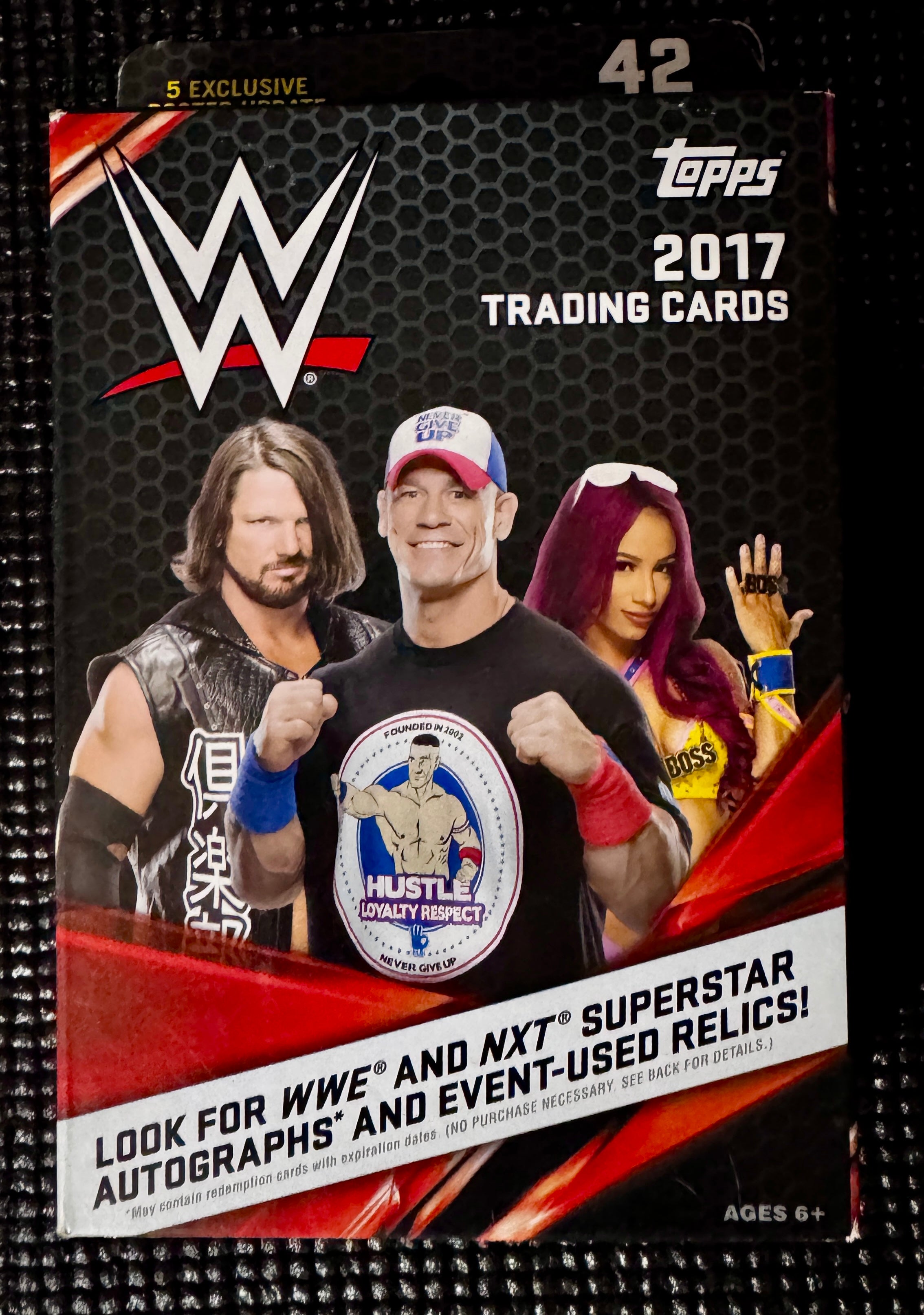 2017 Topps WWE hanger box