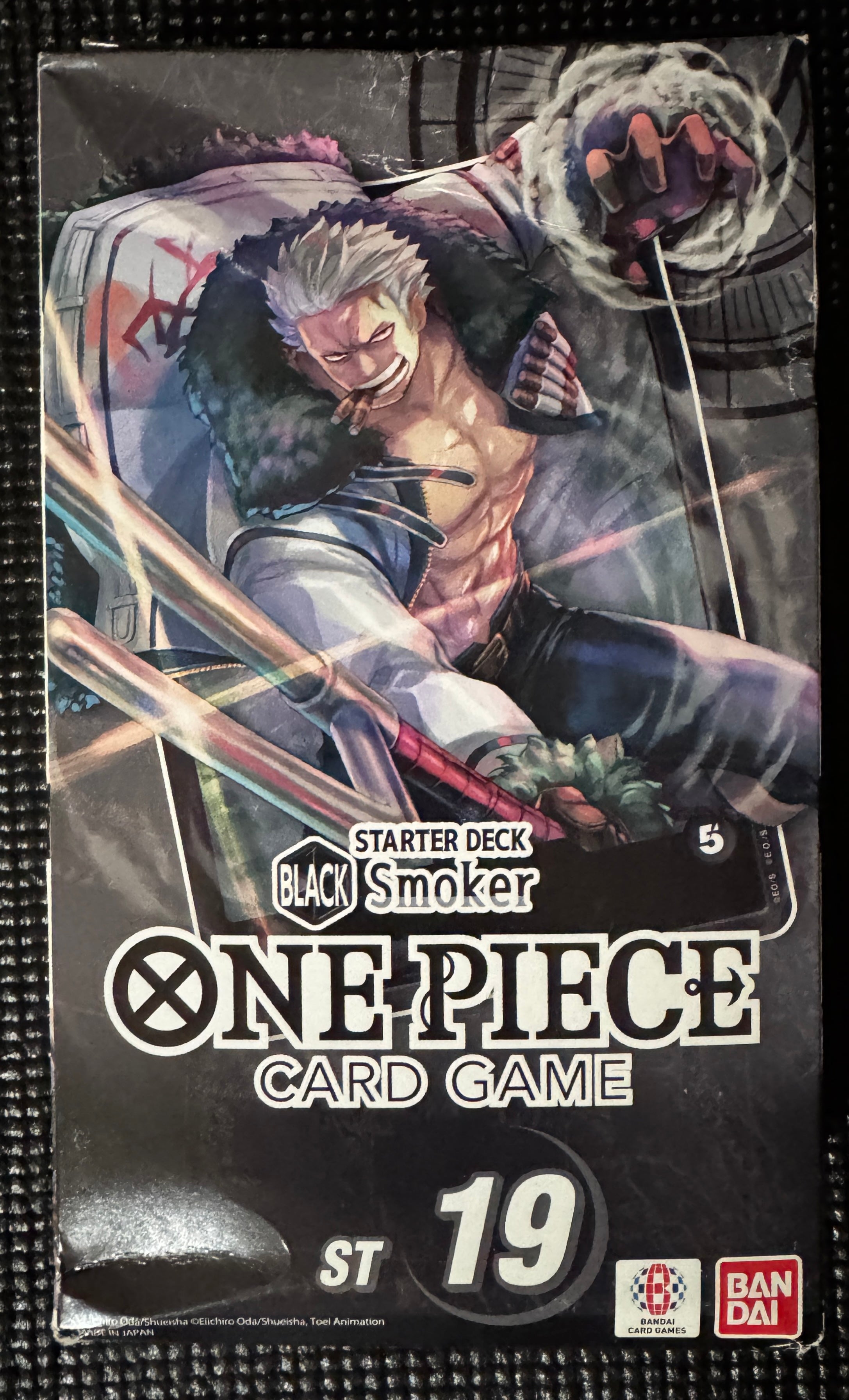 One Piece BLACK Smoker - Starter Deck 19 (Box Damage Sold As Is)