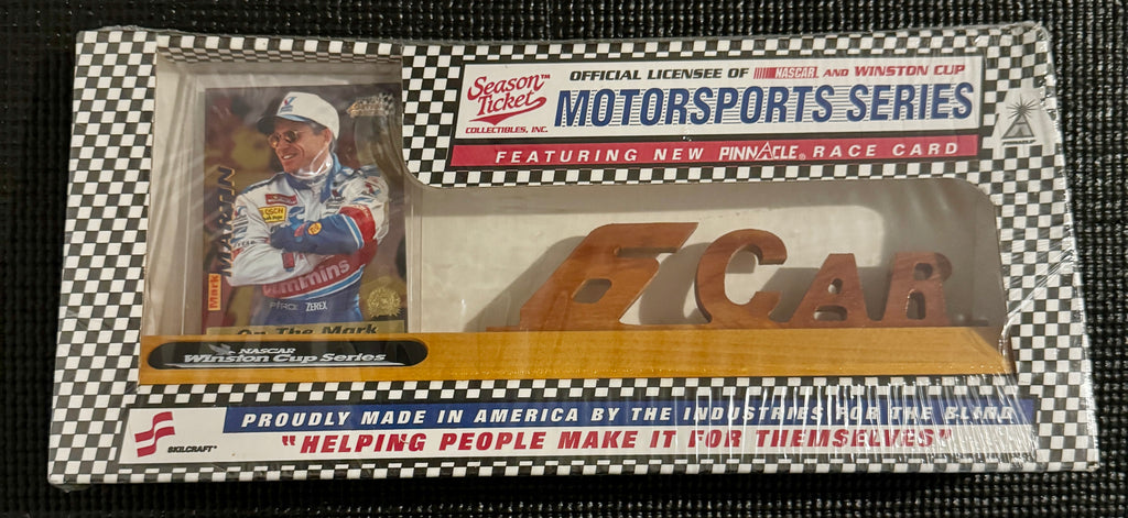 Season Ticket Collectibles, the Industry For the Blind, Wood Desk Card Holder (Random Racer)