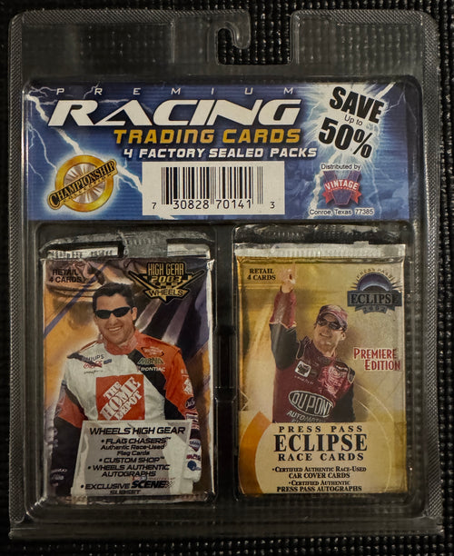 2000-2005 Nascar Blister of Mixed Old Packs (4 packs)