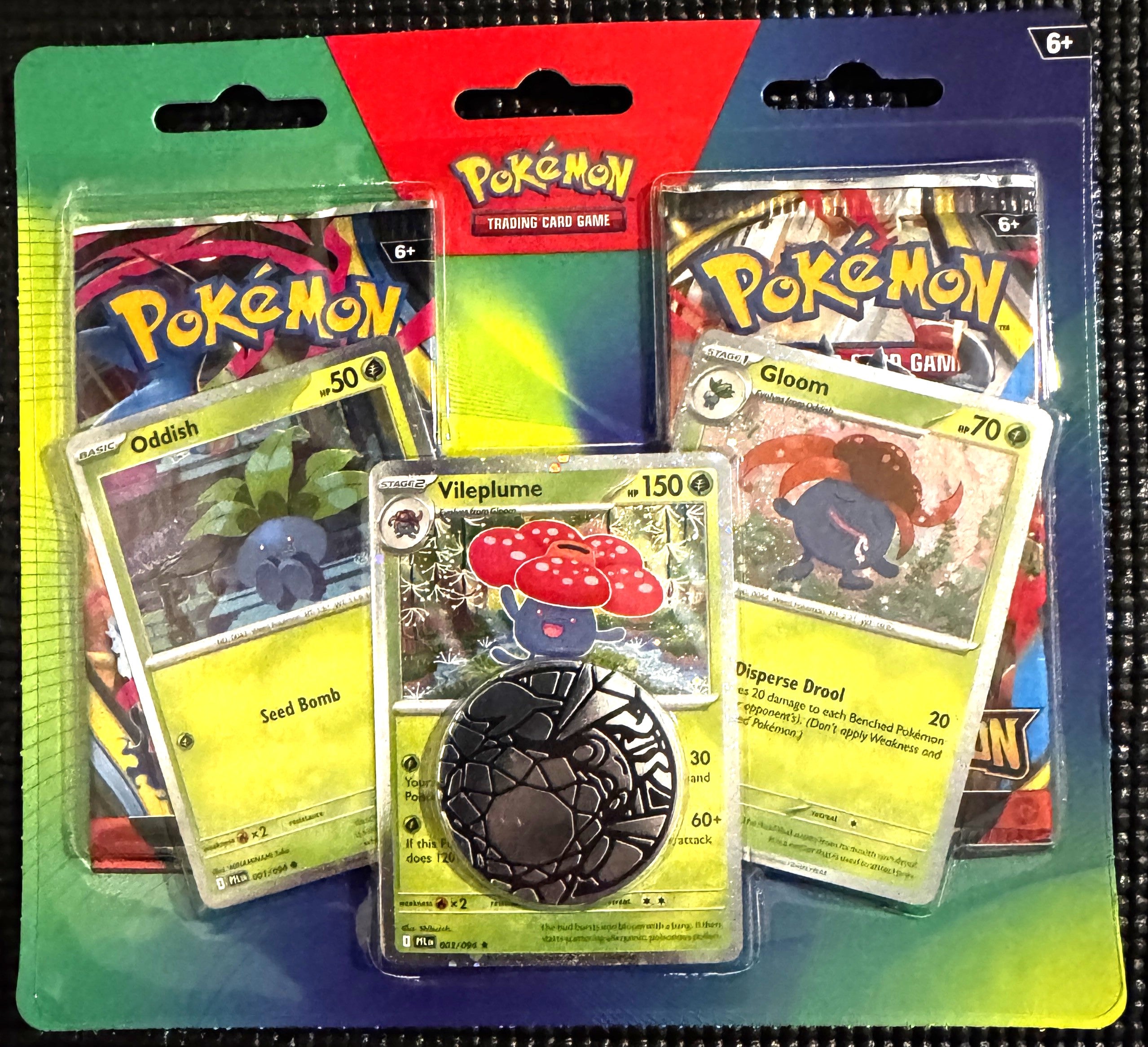 Pokémon TCG: 2-Pack Blister Pack [Oddish, Gloom, & Vileplume]