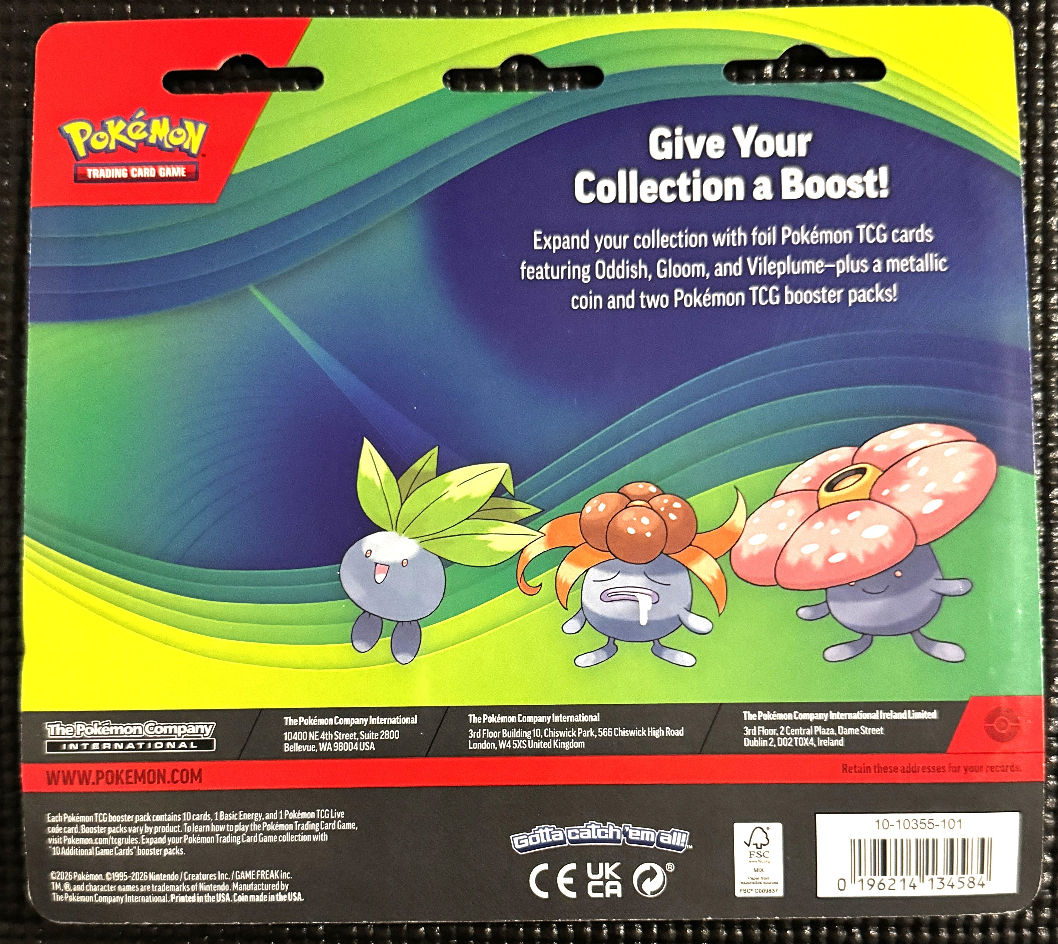 Pokémon TCG: 2-Pack Blister Pack [Oddish, Gloom, & Vileplume]