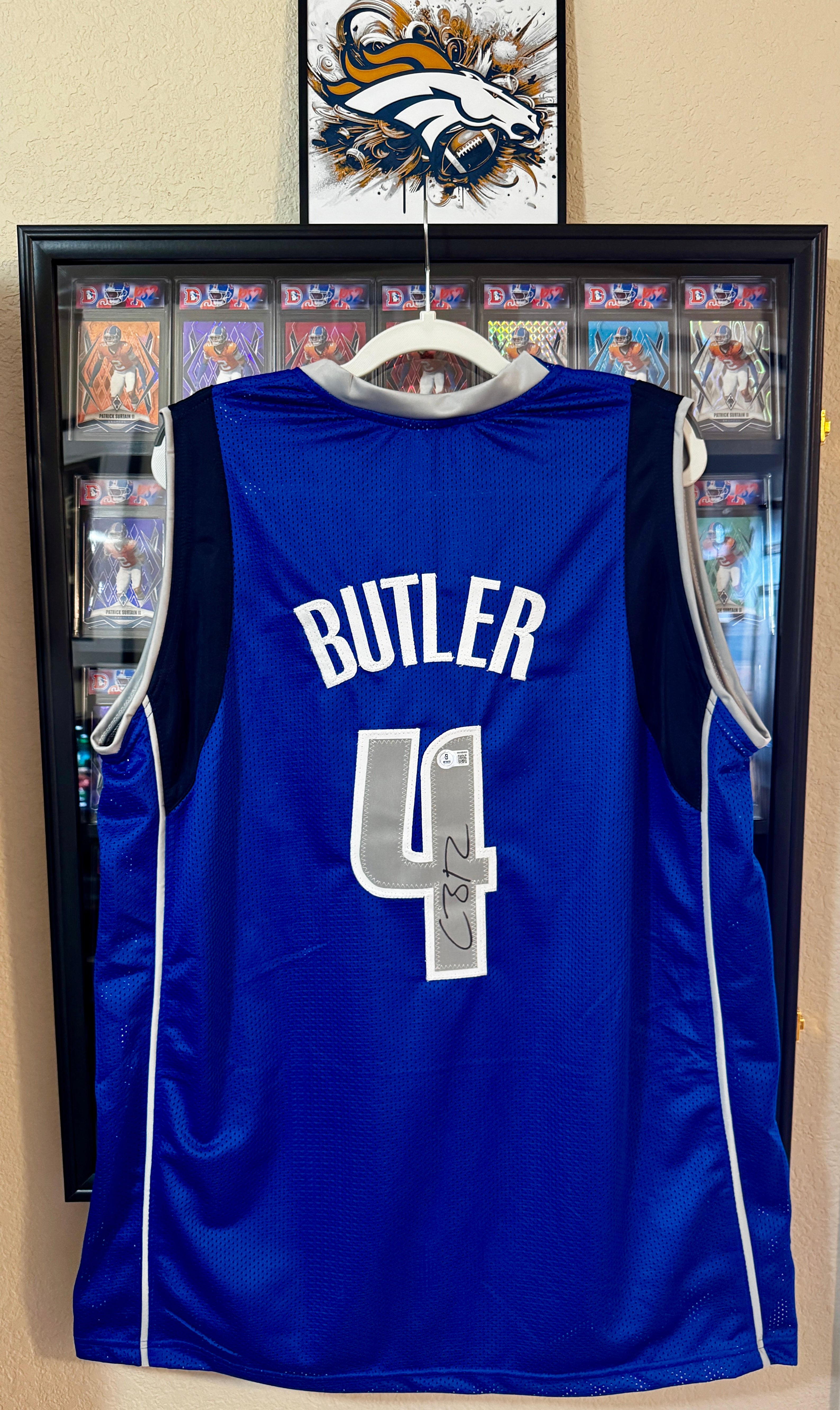 Caron Butler Autographed XL Dallas Player Jersey For Framing – Beckett/W