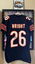 Nashon Wright Autographed XL Chicago Player Jersey For Framing – JSA/W